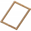 Рамка «Коса-Розетка» - резной деревянный декор из массива