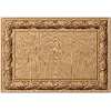 Резная прямоугольная рамка с листовым орнаментом