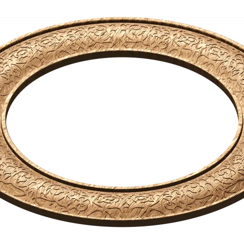 Резная рамка «Венец» - круглая и овальная резьба по дереву