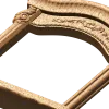 Арочная резная рамка из массива для интерьера
