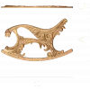 Боковина для кресла-качалки «Леон» - резной деревянный декор