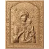 Богородица Одигитрия - резная деревянная икона в арочной раме