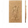 Резное панно «Архангел Михаил» - деревянная икона на заказ