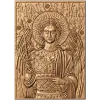 Архангел Михаил - резная деревянная икона, панель из дуба/бука/ясеня
