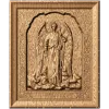 Архистратиг Михаил - резная деревянная икона в рельефе