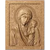 Рельефная икона Божия Матерь Казанская - деревянный барельеф
