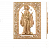 Божья Матерь - Нерушимая стена, резная икона из дерева