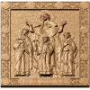 Икона «Вера, Надежда, Любовь и мать их Софья» - резной деревянный панно