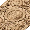 Резная икона с медальонами - деревянный панно-образ