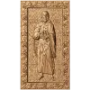 Икона «Илья Пророк» - резная деревянная панель