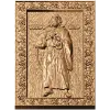 Икона «Илья Пророк» - резная деревянная панель