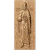 Резная деревянная икона «Илья Пророк» - панель из дуба/бука/ясеня