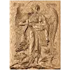 Икона «Иоанн Креститель» - резная деревянная панель