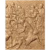 Барельеф «Казнь Иисуса Христа» - резное панно из дерева