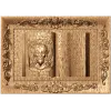 Книга-икона «Отче Наш» - резной деревянный декор со Спасом Нерукотворным