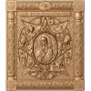 Икона «Неопалимая Купина» - резной деревянный рельеф