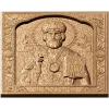 Икона Николай Чудотворец - резной деревянный декор