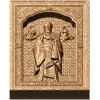 Икона «Николай Чудотворец» - резной деревянный барельеф
