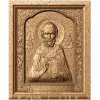 Икона Святителя Николая Чудотворца - резной деревянный образ