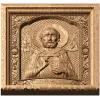 Икона Святителя Николая Чудотворца - резной деревянный образ