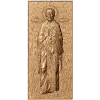 Рельефная икона святителя Николая Чудотворца - резной деревянный декор