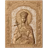 Резное панно «Святая Елена» - деревянный иконный рельеф