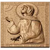Икона Святая Ксения Петербургская - резной барельеф из дерева