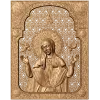 Икона-панно «Святая София» - резной деревянный декор из дуба, бука или ясеня