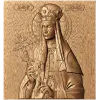 Рельефное панно «Святая Царица Александра» - резной деревянный декор