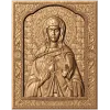 Резная деревянная икона «Святая мученица Татьяна» - панно из дуба, бука или ясеня