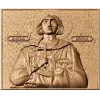 Икона Святой Валерий - резная деревянная панель