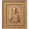 Резная деревянная икона Святой Лука Симферопольский в багете