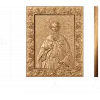 Резная деревянная икона Святой Максим Исповедник