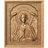 Резная деревянная икона Святой Рафаил