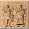 Икона «Святые Архангелы Михаил и Гавриил» - резной деревянный декор