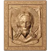 Рельефная икона «Спас Нерукотворный» - резной деревянный декор