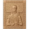 Резная икона Фёдор Ушаков - деревянная панель