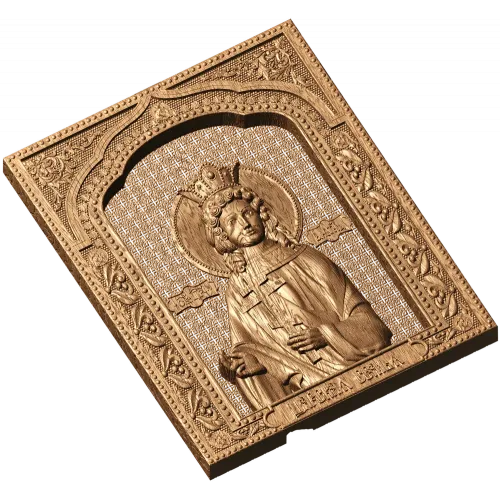 Икона «Царевна Анастасия» - резной деревянный декор