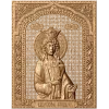 Икона из дерева «Царевна Мария» - резной деревянный декор
