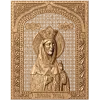 Икона-барельеф «Царевна Ольга» - резной деревянный декор
