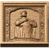 Резная икона «Ярослав в окладе» - деревянный рельефный декор