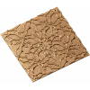 Квадратная резная панель с арабеской - деревянный декоративный элемент