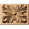 Квадратная резная розетка - деревянный декоративный элемент