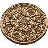 Розетка «Орнаментальная звезда» - резной деревянный декор из дуба, бука, ясеня